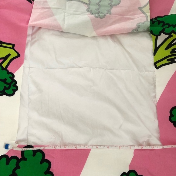 IKEA Anniken Ida Pettersson 2014 Broccoli Pink Green White Fabric 4.3 Yards - Picture 8 of 11